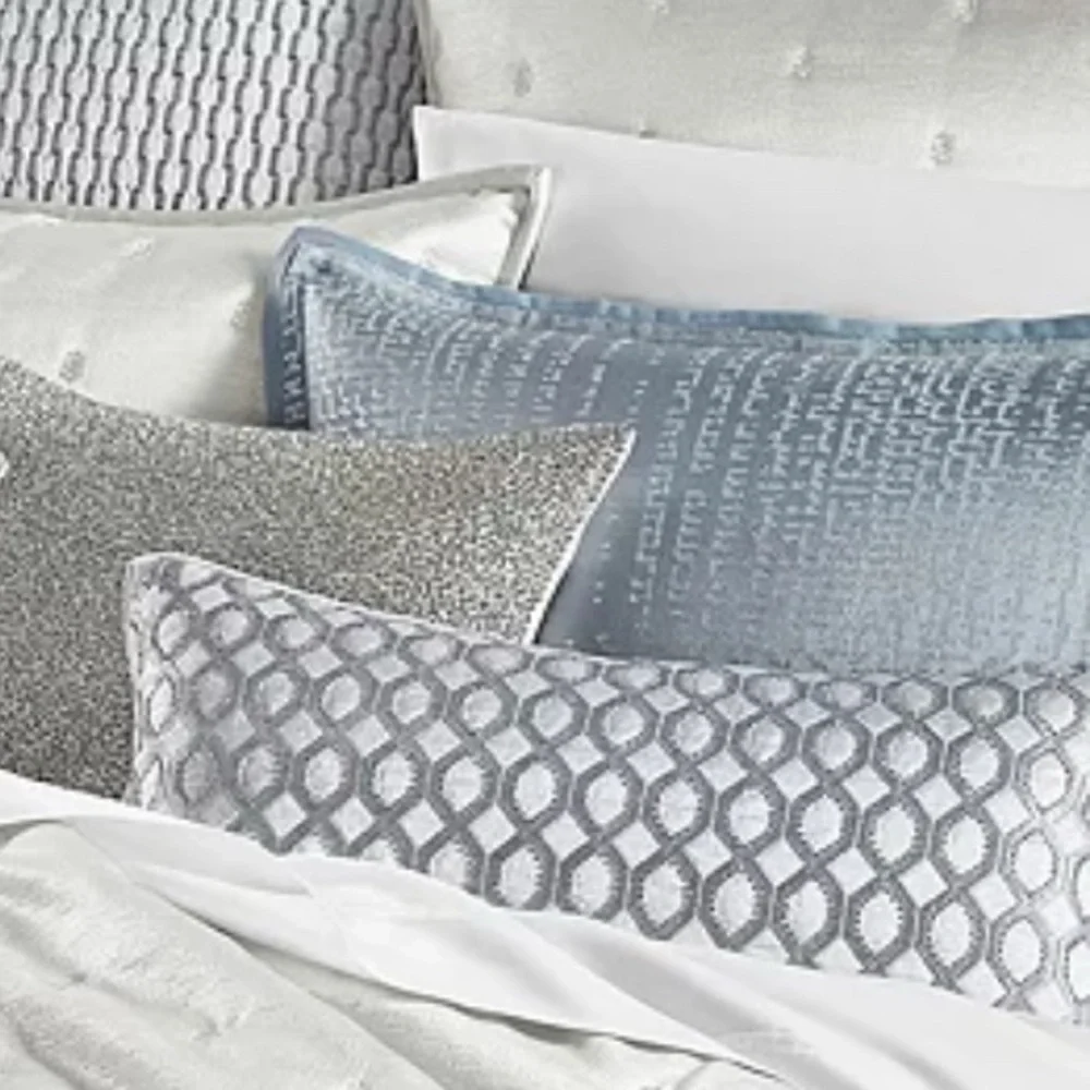 Hudson Park Collection Faded Geometric Standard Sham, New w/Tag $130